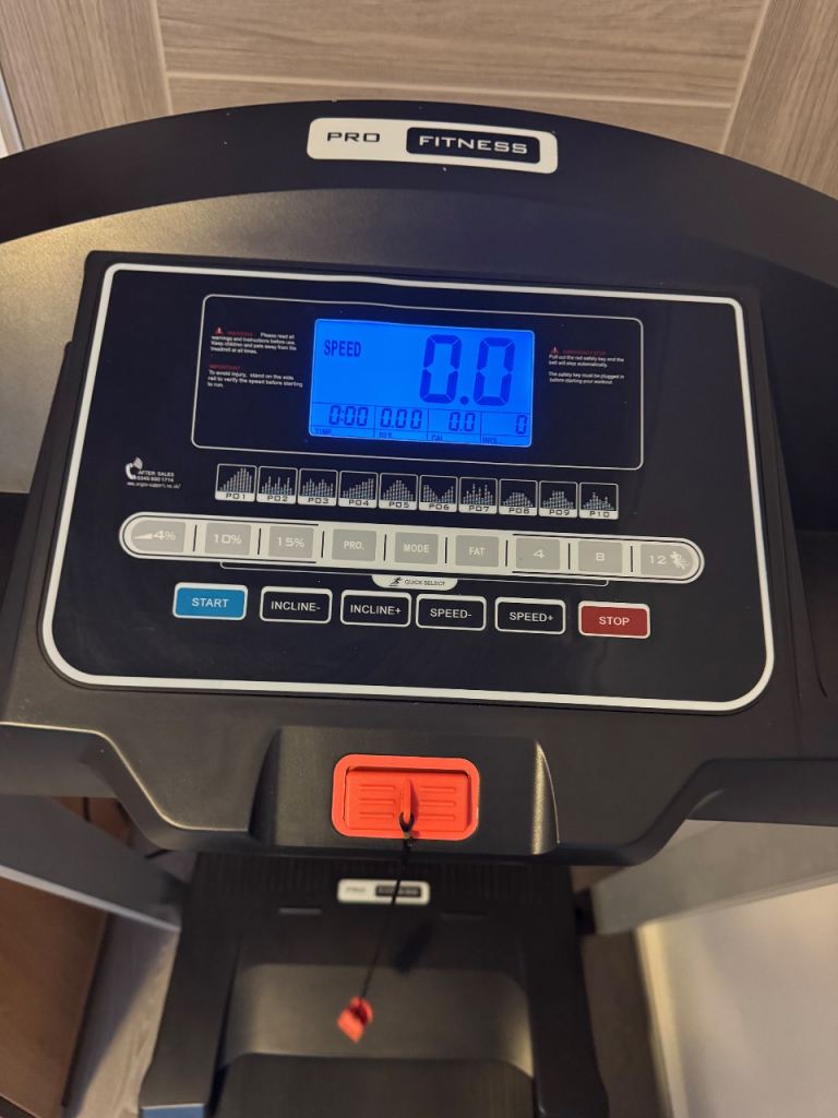 Pro Fitness Folding Treadmill