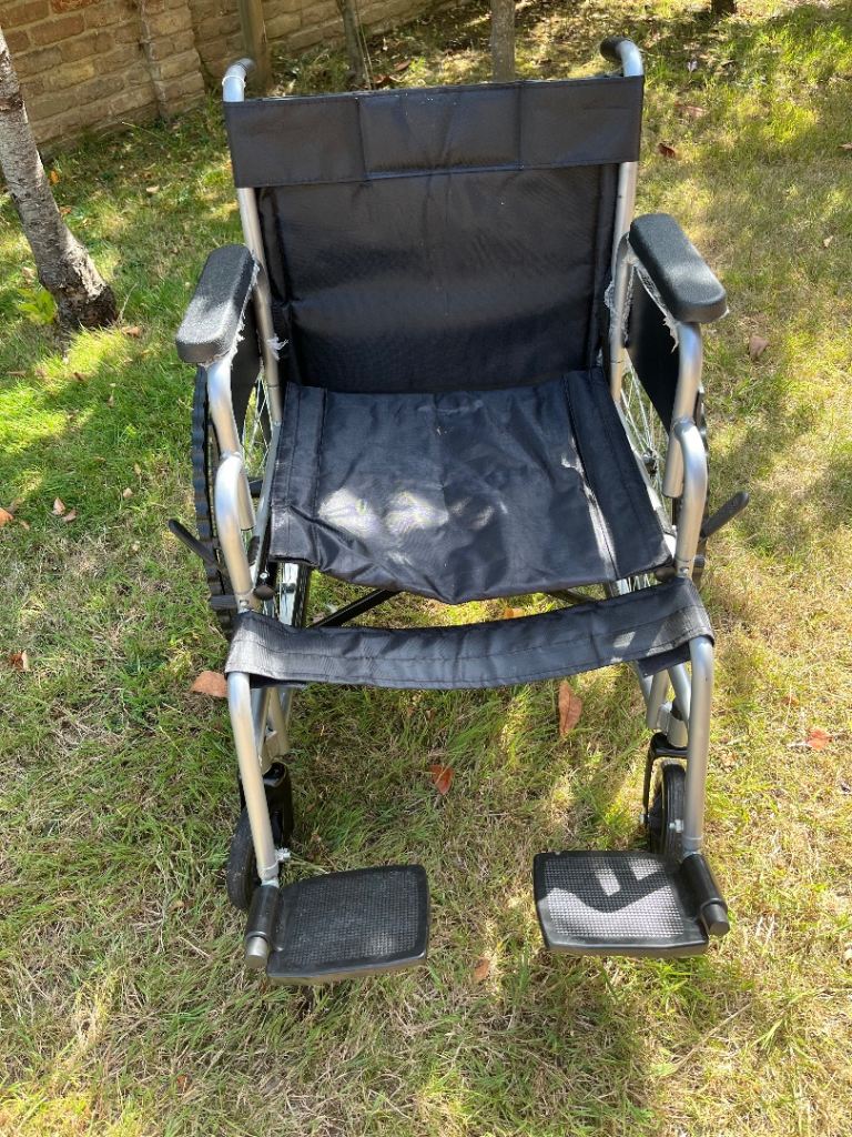 6a ALL AID Wheelchair - Black, Good Condition