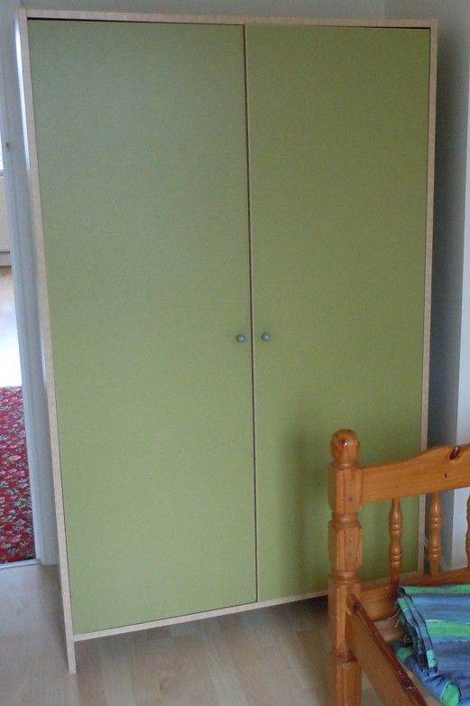 Ikea Green Wardrobe with Two Doors – fair condition