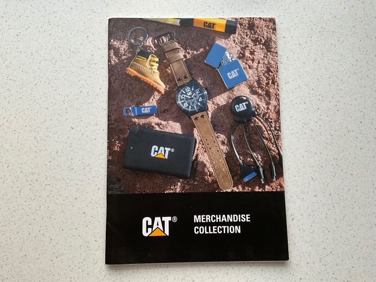 CAT Caterpillar Finning Brand Addition Merchandise Catalogue 2017, Clothes, Watches, Bags, Footwear