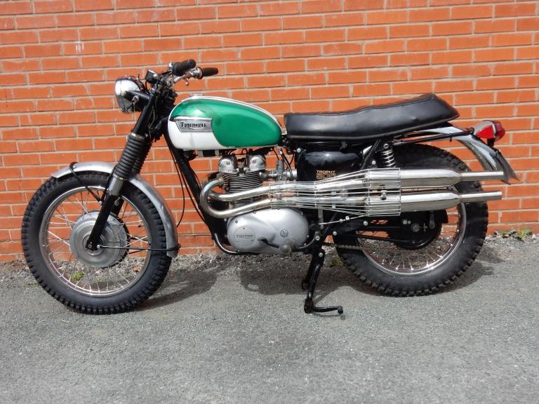 Triumph Trophy T100C 499cc 1969 Matching Numbers - see video