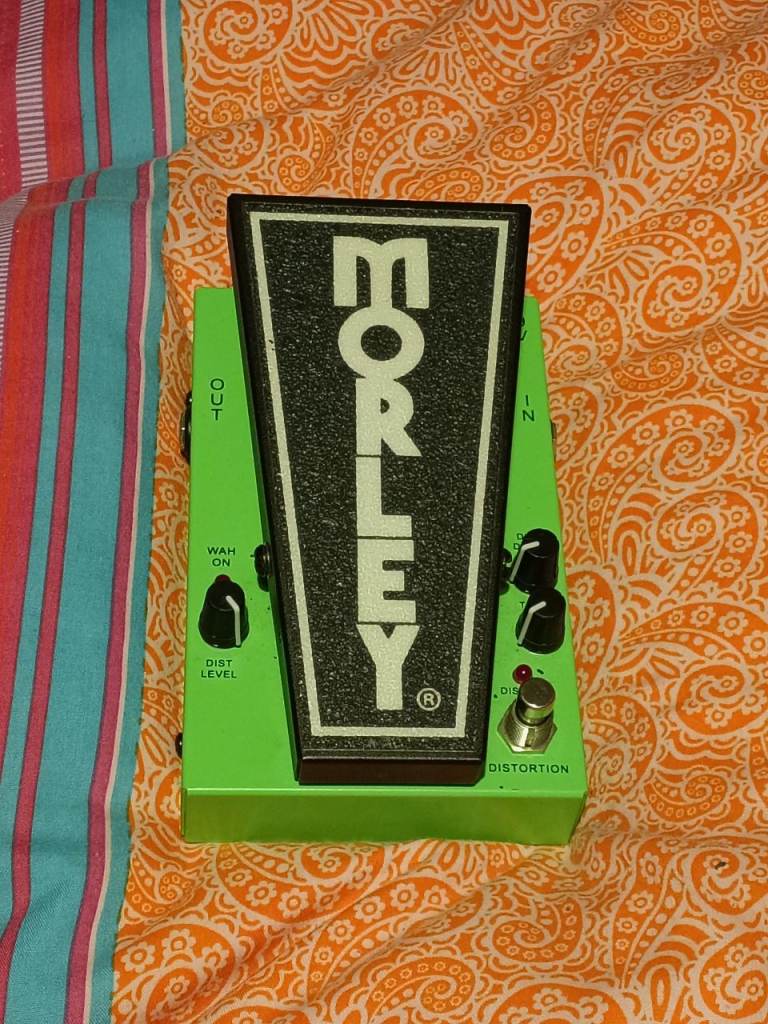 Morley 20/20 Distortion Wah Guitar Bass Effects Pedal