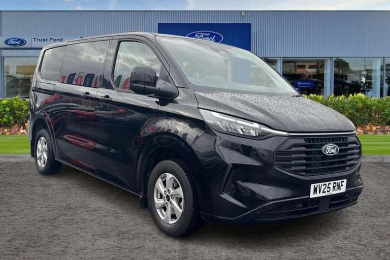 2025 Ford Transit Custom 2.0 EcoBlue 136ps H1 Double Cab Van Limited Auto PANEL VAN DIESEL Automatic