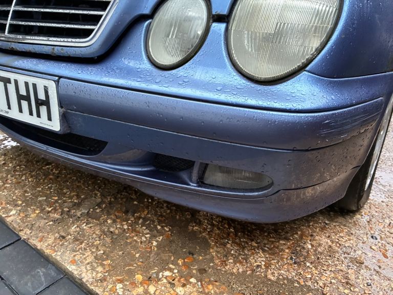 Mercedes W208 front and rear bumpers, breaking car 