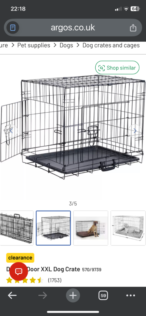 Extra Large Dog Crate
