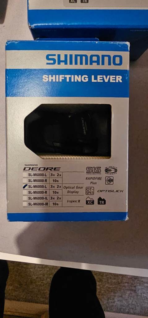 Left hand shimano lever