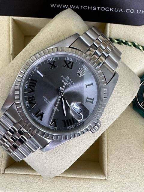ROLEX 36MM DATEJUST WIMBLEDON