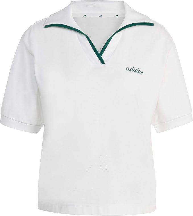 new in packaging - adidas Women's Seasonal Essentials Colorpop Polo size XL colour white/green