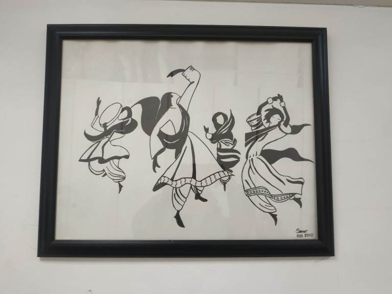 Framed Black & White Art Print
