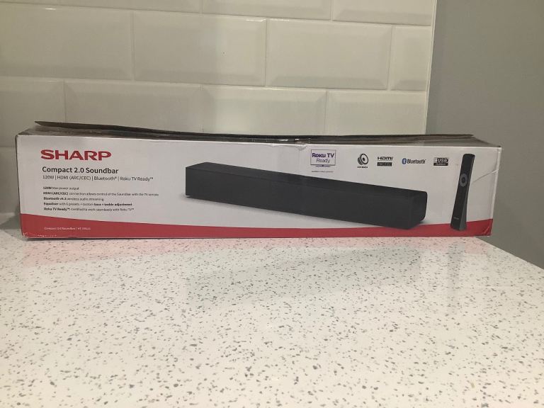 SHARP HT-SB121 2.0 COMPACT SOUND BAR