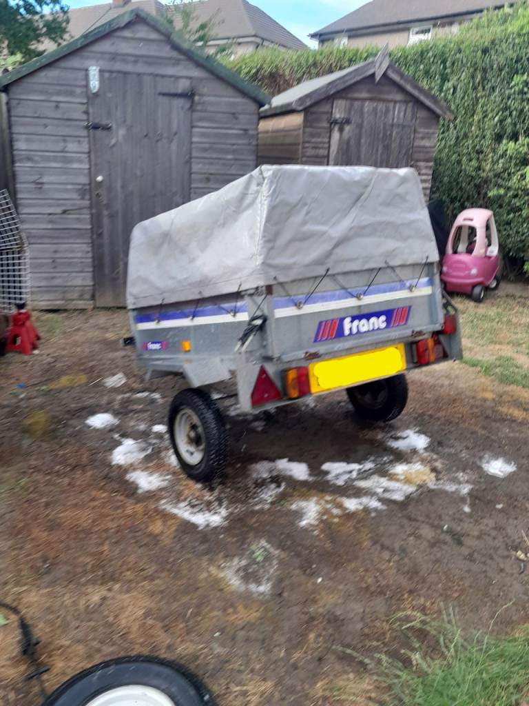 Small aluminium trailer 