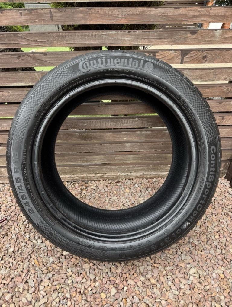 245/45/R18 96Y CONTINENTAL CONTISPORT CONTACT 3E SSR RSC 5.5-6mm 