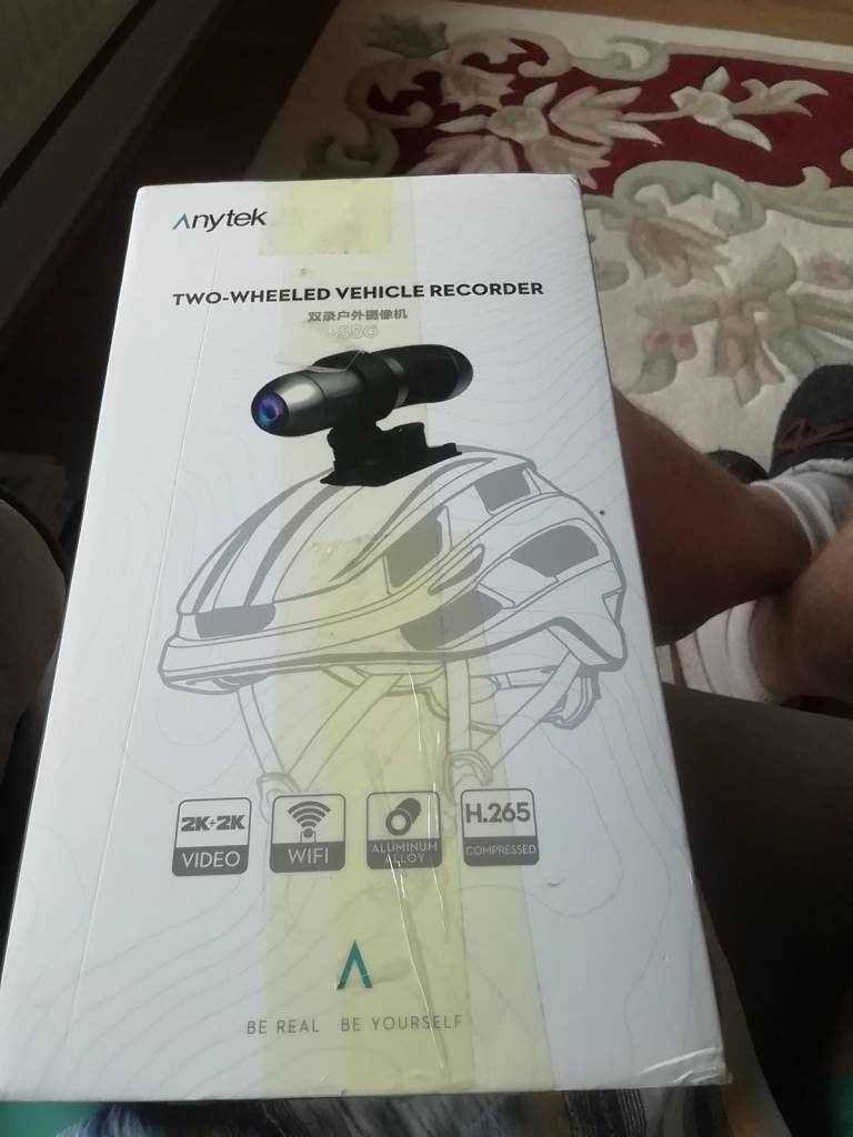 Motorcycle helmet camera 