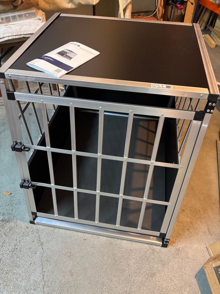 Large dog crate. 