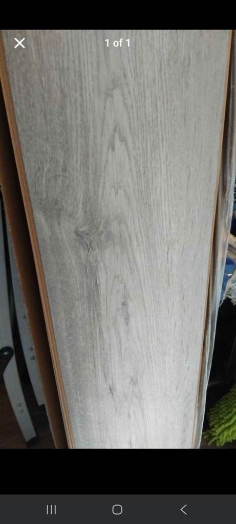 Laminate flooring in grey