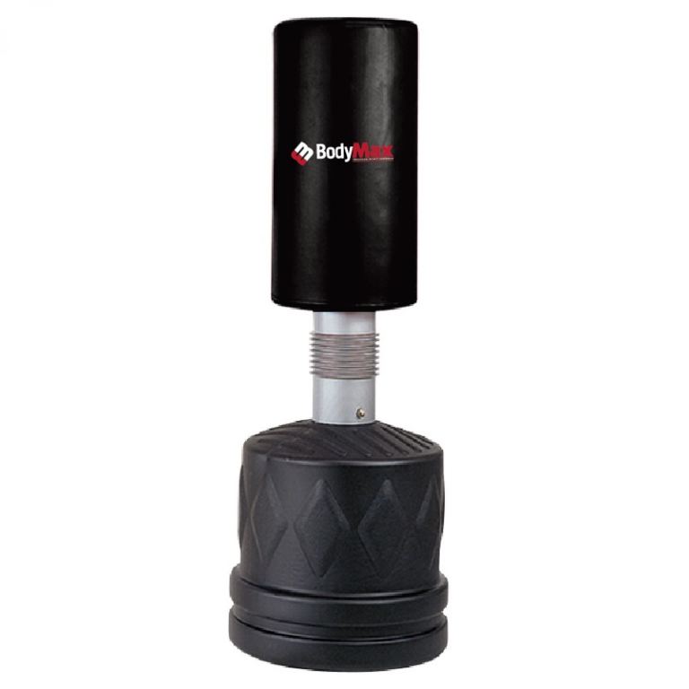 Body Max Boxing Punch Bag, free standing with gloves.