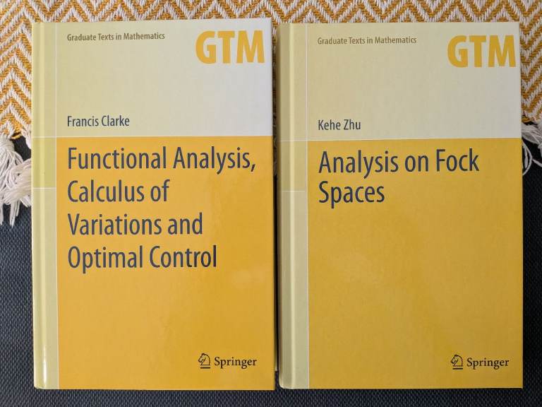 2 Springer graduate texts in mathematics [see description]