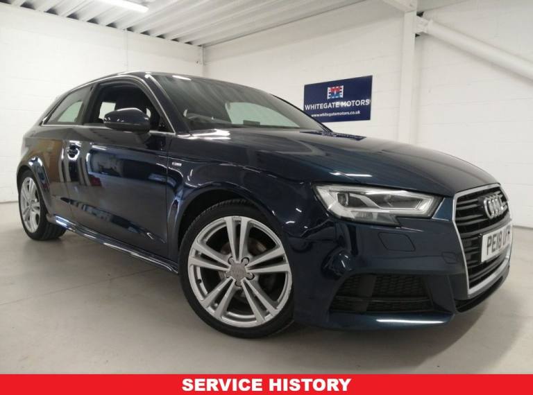 2018 18 AUDI A3 2.0 TDI S LINE HATCHBACK 3DR DIESEL MANUAL EURO 6 (S/S) (150 PS)