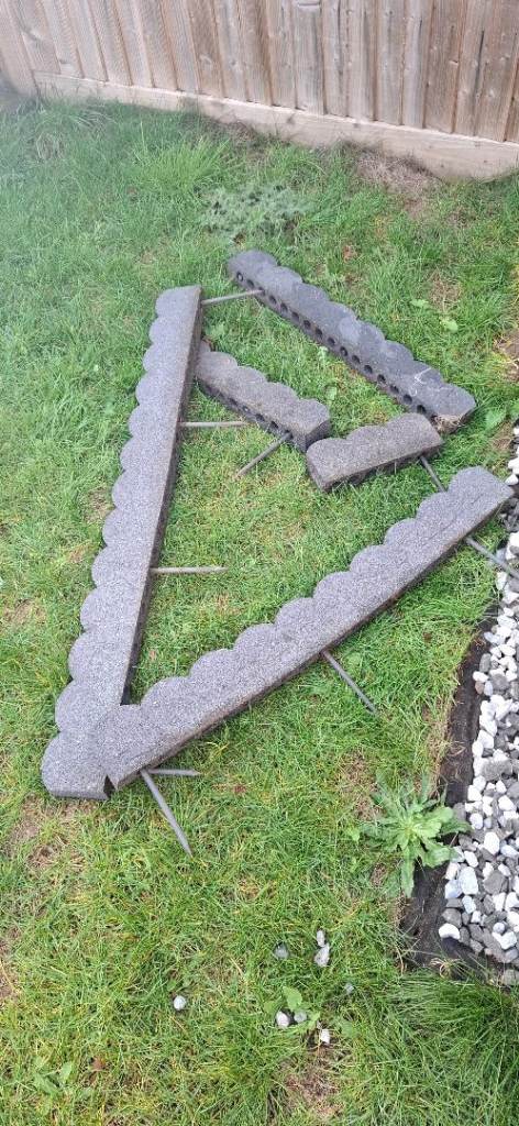 Garden Border Edging – Grey rubber, Good Condition | in Botley ...