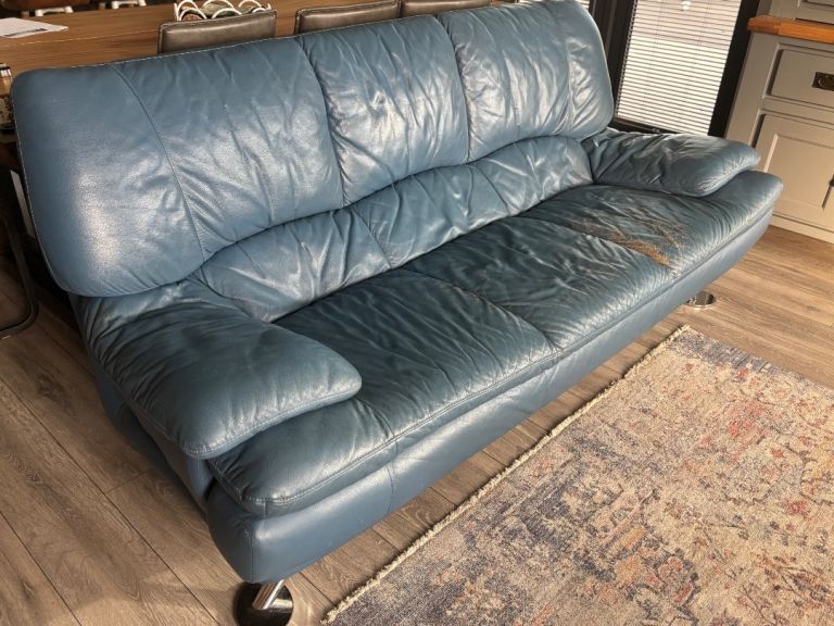3 piece Italian leather sofa - Lorenzo