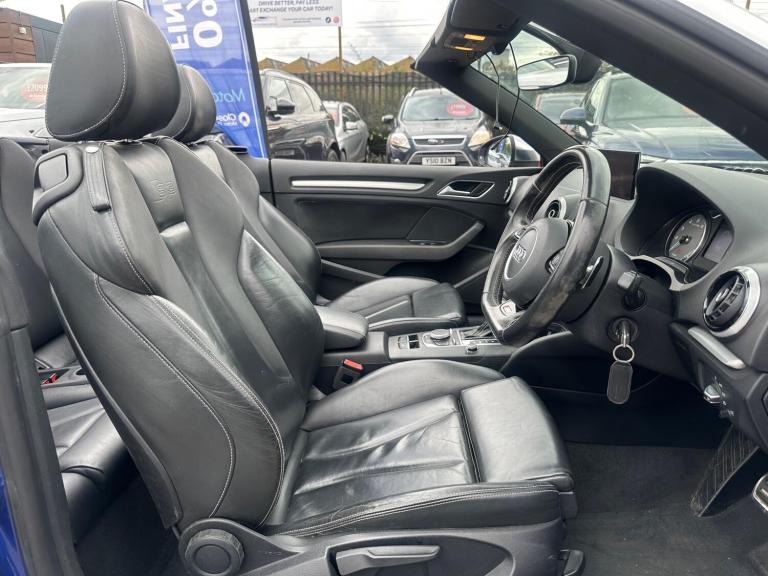  Audi S3 2.0 TFSI Cabriolet S Tronic quattro Euro 6 (s/s) 2dr (Nav) Petrol Automatic