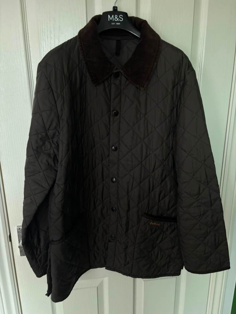 Barbour Liddesdale Quilted Jacket - Size Small Brown - Like New