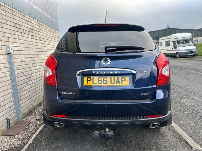 2017 66 SSANGYONG KORANDO 2.2D LE SUV 5DR DIESEL MANUAL EURO 6 (178 PS) DIESEL