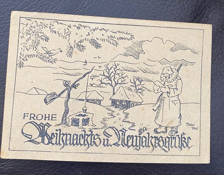 WW2 German Field Postcard - Dated 1942, Eastern Front Soldier