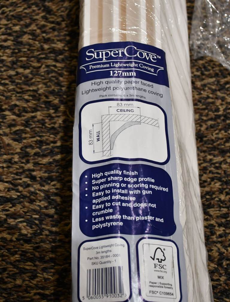 127mm SuperCove interior coving.