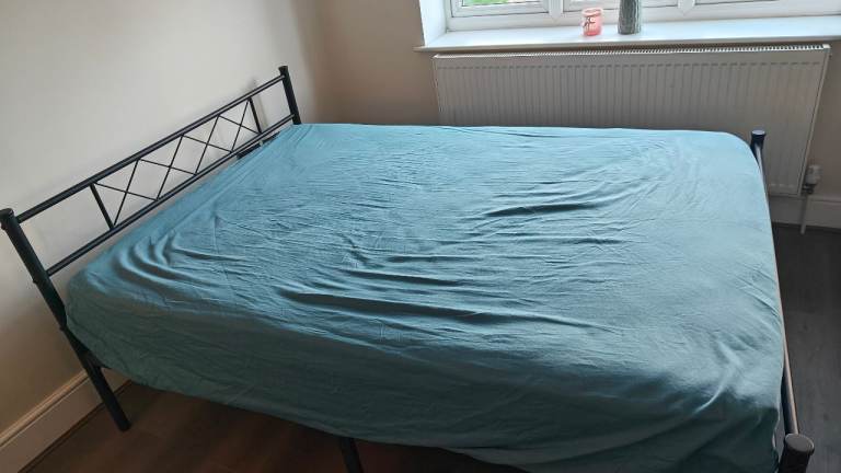 Double Bed with Memory Foam Mattress