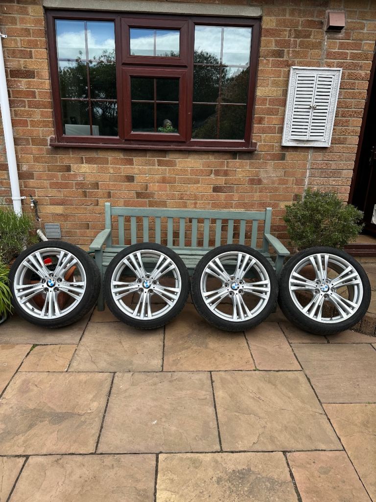BMW Style 407M Wheels 19” x4 In Silver - 4 Tyres and TPMS Sensors