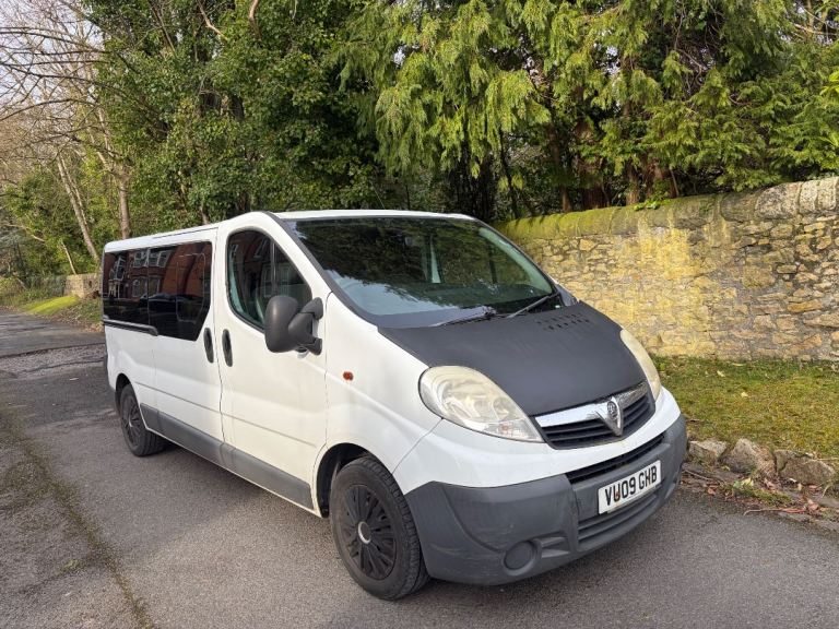 2009 Vauxhall Vivaro 2.0 CDTI 9 Seater Minibus/Van,Side Doors,Long MOT,NO VAT