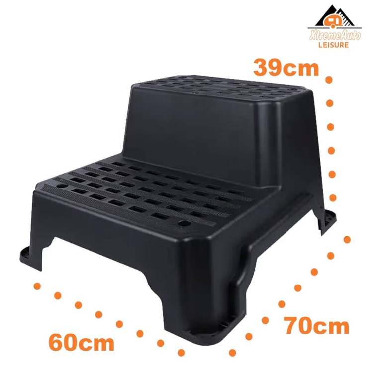 Double caravan step