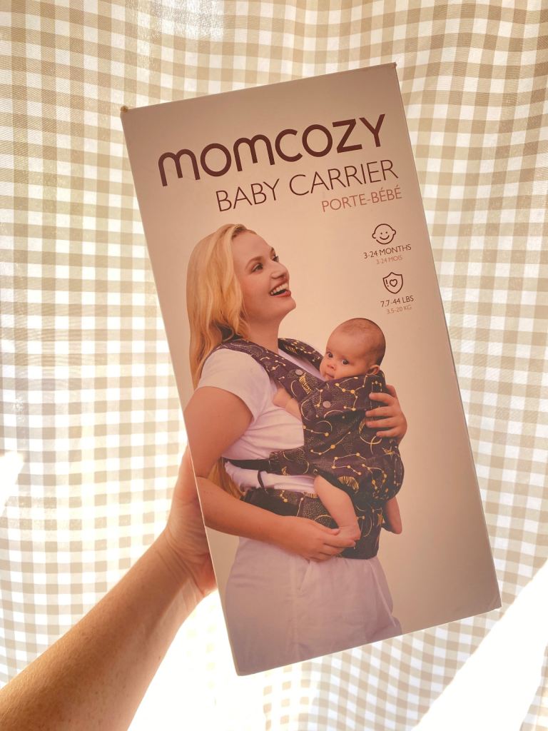 Momcozy Baby Carrier – Leopard Print, New in Box
