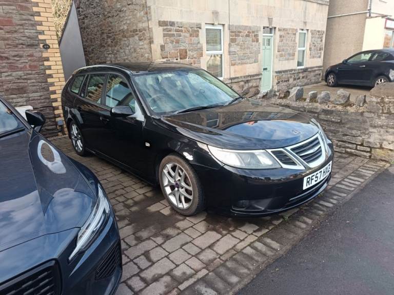 Saab 9-3 Estate, Black, 2007, Manual, 1910 (cc), 5 doors