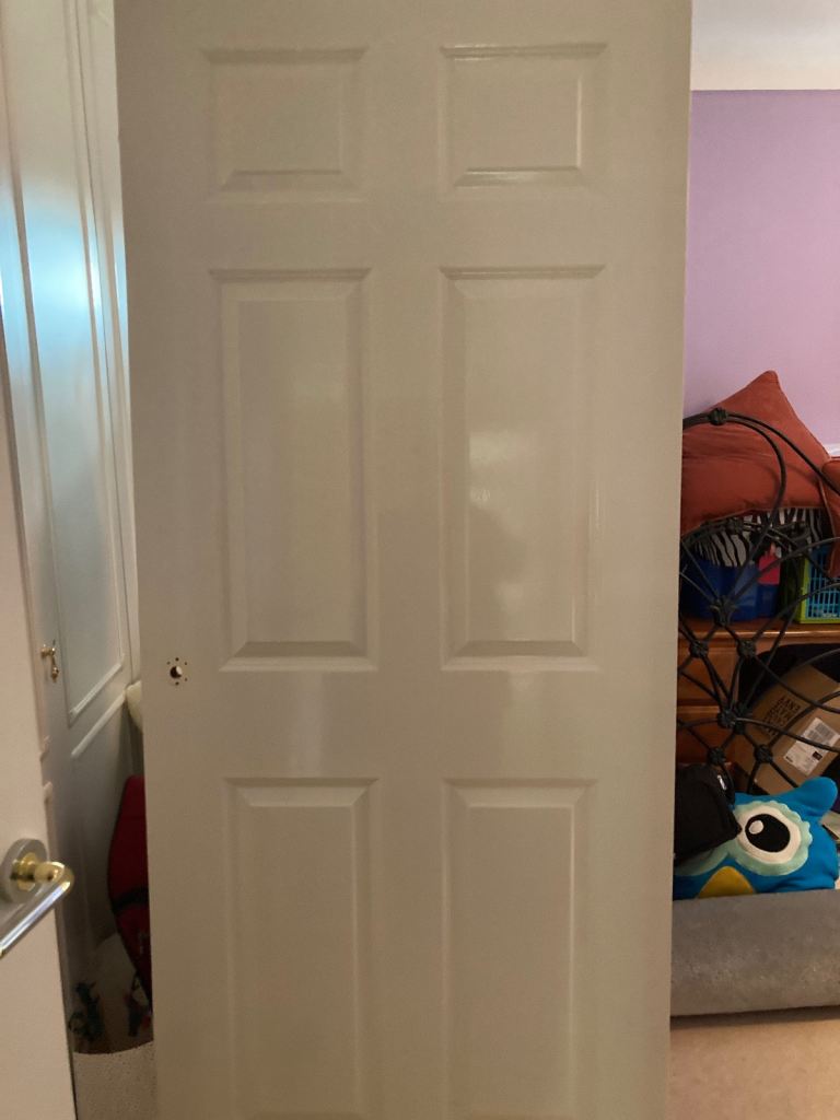 Heavy solid 6 panel Door