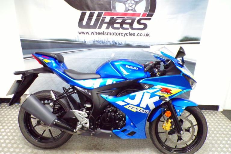 2023 SUZUKI GSXR125 IN TRADITIONAL SUZUKI BLUE