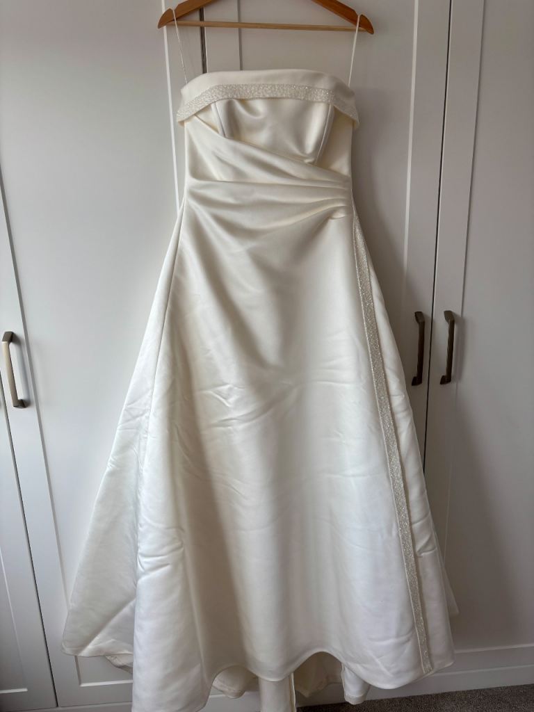 Maggie Sottero Olympia satin wedding dress