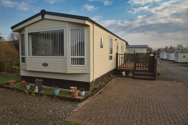 Static Caravan at Forfar Scotland 