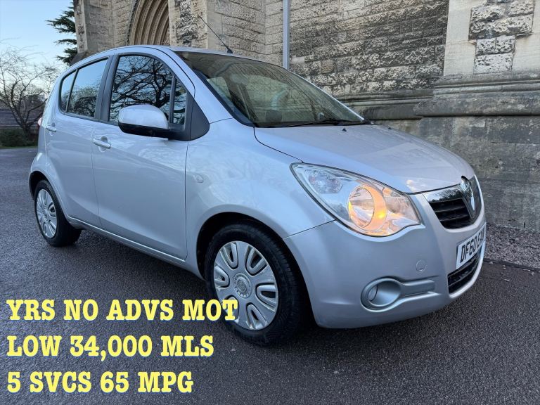VAUXHALL AGILA * SPARKLING COND* 1.2 S 34,000ML 3 MNTH WARRANTY 7 SVCS £35 YRS TAX YRS NO ADVS MOT 