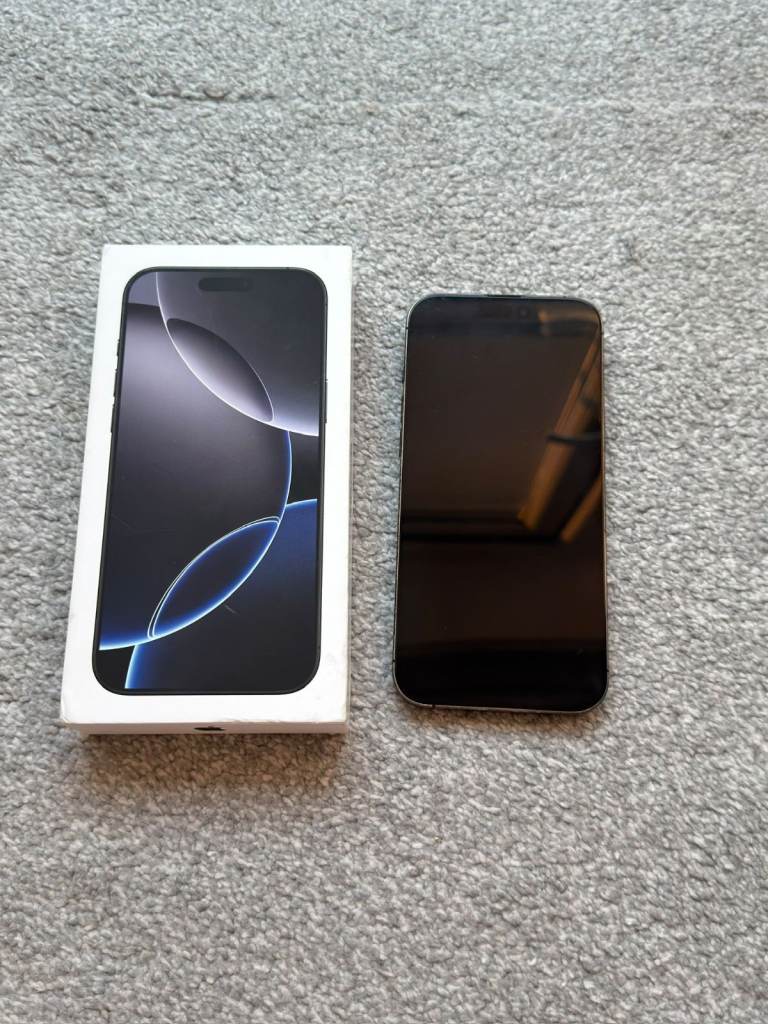 Apple iPhone 16 Pro - 256GB - Natural Titanium (Unlocked) Excellent 91% Battery
