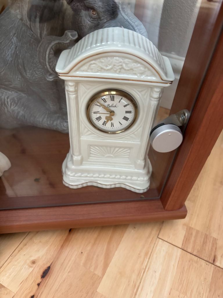 Belleek clock