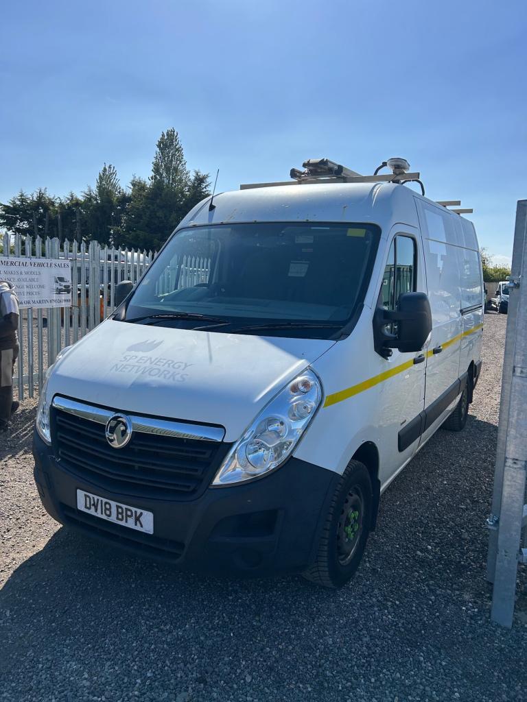 2018 Vauxhall Movano 2.3 CDTI H2 Van 130ps Mobile Workshop Diesel Manual