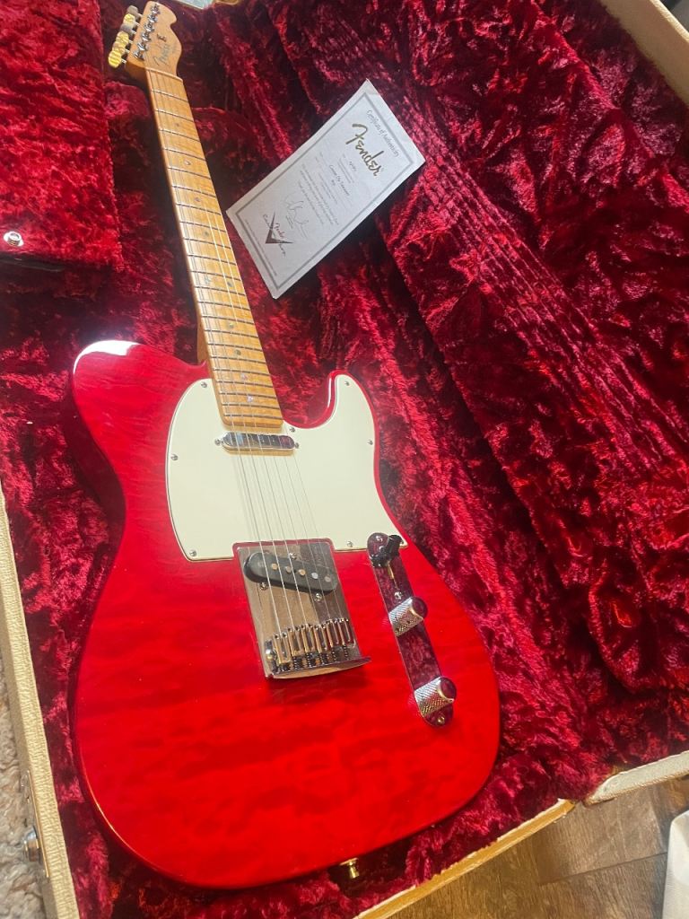 Fender custom shop tele telecaster dlx deluxe Usa electric guitar