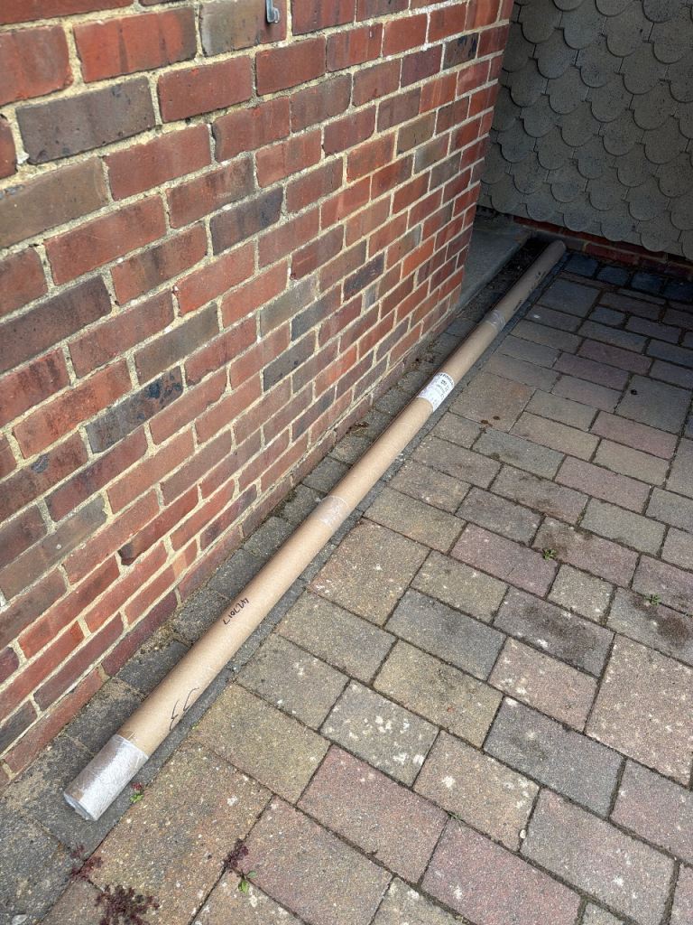 New Long Cardboard Tube for Storage or Transport