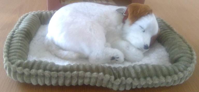 New Realistic Precious Petzzzz Jack Russell Terrier Plush Toy with Movement of Breathing