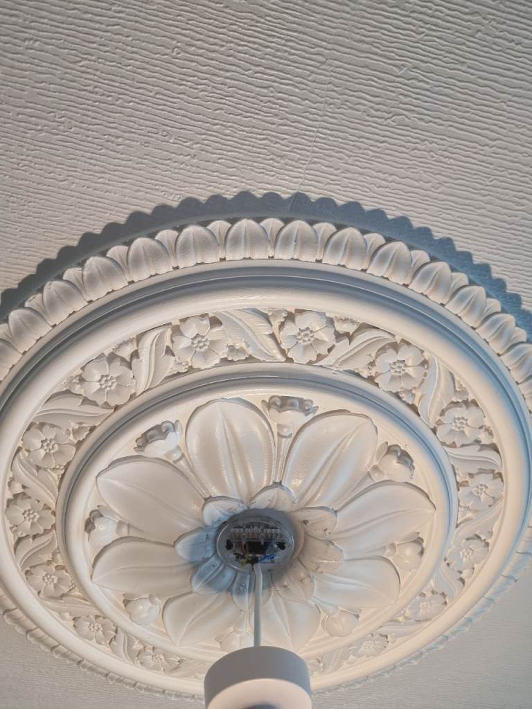 Traditional period ceiling plaster roses