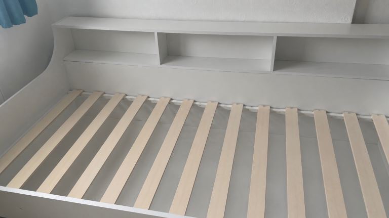 Single Bed with Storage Shelves - DELIVERY AVAILABLE 