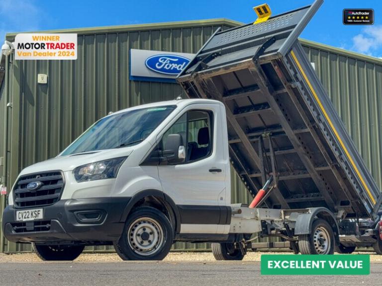2022 Ford Transit Tipper MWB L2H1 350 1-WAY Leader Tow Bar EURO 6 SELECT Tipper Diesel Manual