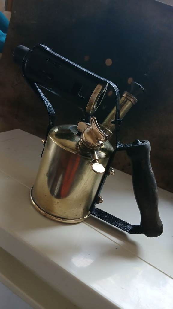 Antique blow lamp 